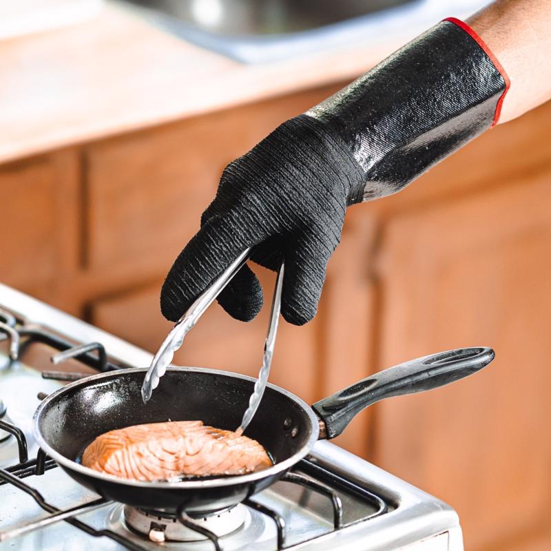 Grill Armor Gloves Waterproof Rubber Grilling Glove 14 in. L 1 pair