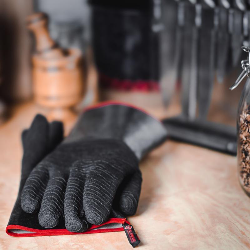 Grill Armor Gloves Waterproof Rubber Grilling Glove 14 in. L 1 pair