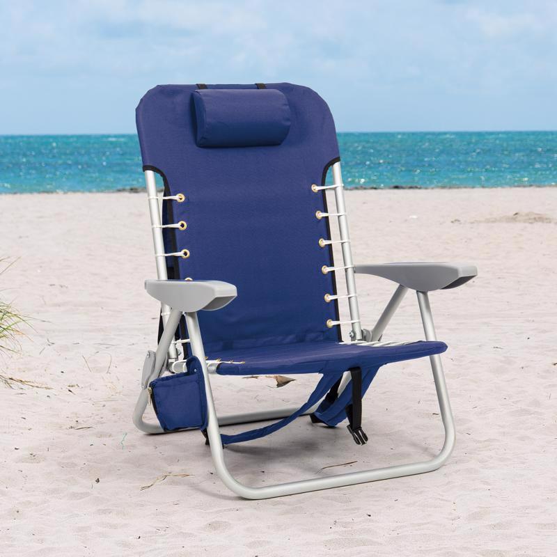 Rio Brands 4-Position Assorted Beach Folding Chair