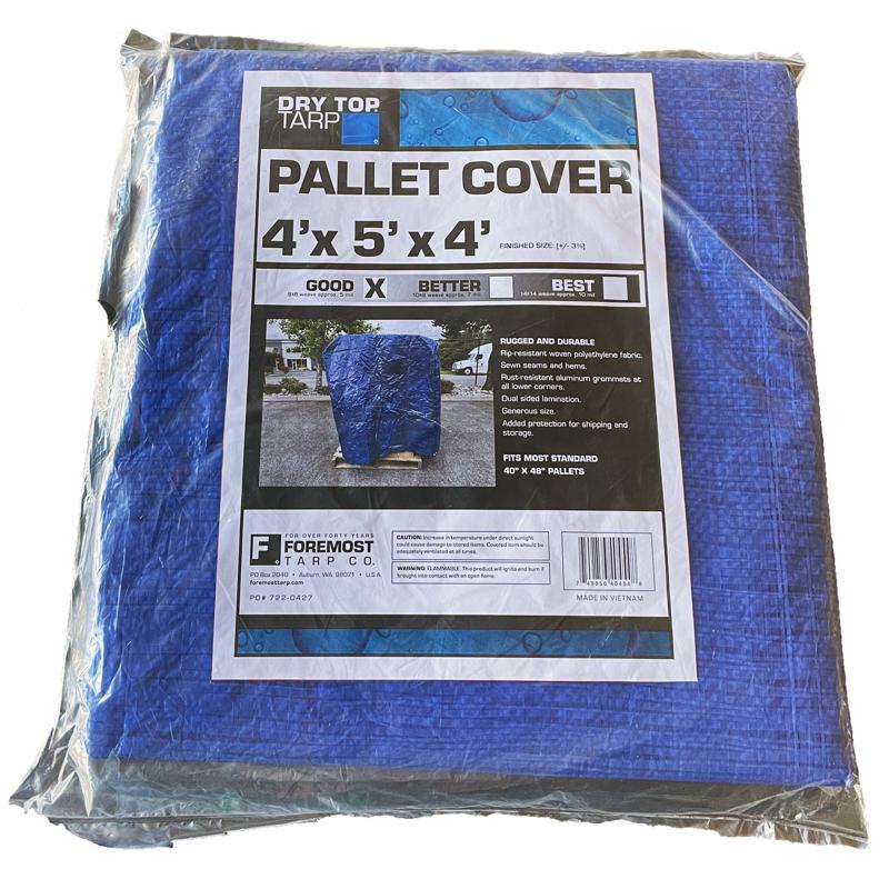 Foremost Dry Top 48 in. W X 5 ft. L Pallet Cover