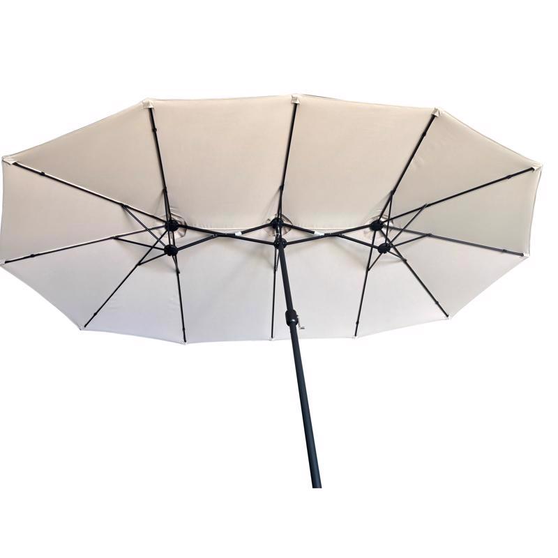 Living Accents 15 ft. Beige Patio Umbrella
