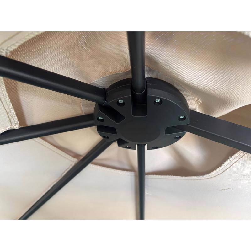 Living Accents 15 ft. Beige Patio Umbrella