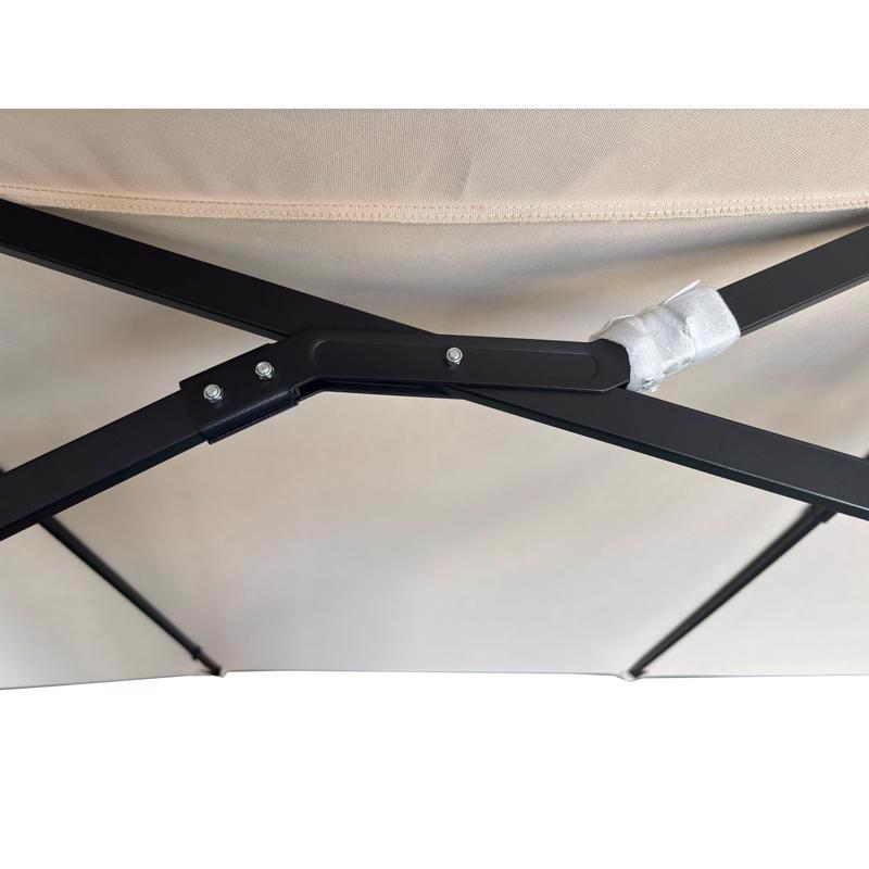 Living Accents 15 ft. Beige Patio Umbrella