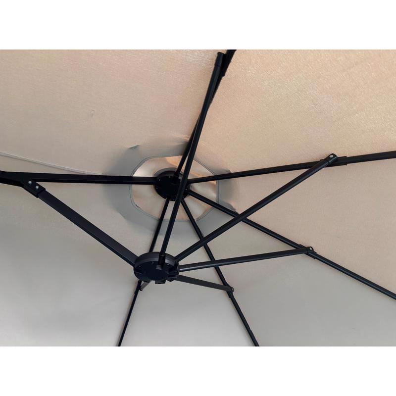Living Accents 15 ft. Beige Patio Umbrella