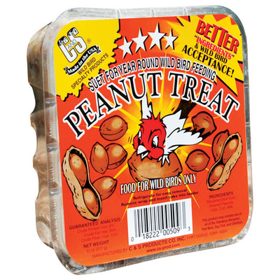 C&S Products Peanut Treat Wild Bird Food 11 oz