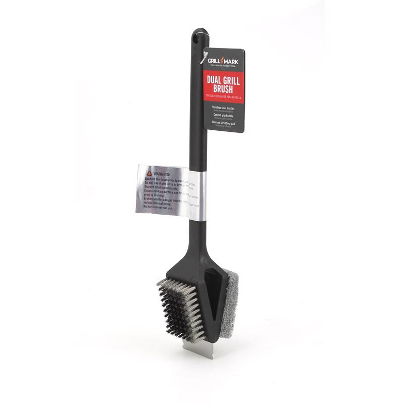 Grill Mark Grill Brush with Scraper