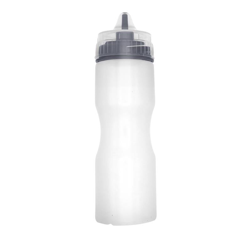 Grill Mark White/Black Plastic Condiment Bottle