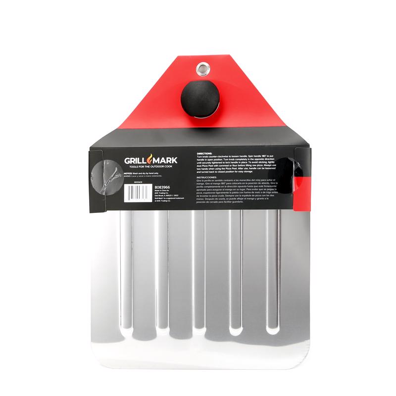 Grill Mark Stainless Steel Black/Silver Pizza Peel