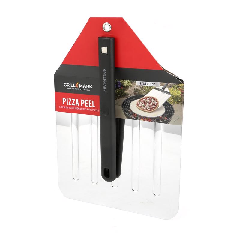 Grill Mark Stainless Steel Black/Silver Pizza Peel