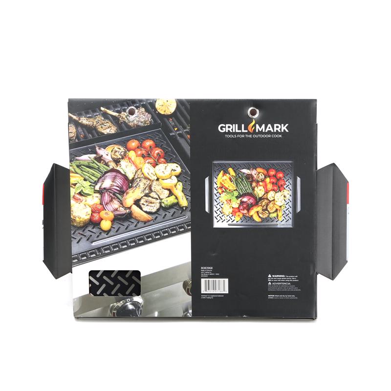 Grill Mark Steel Grill Topper 16 in. L X 12 in. W