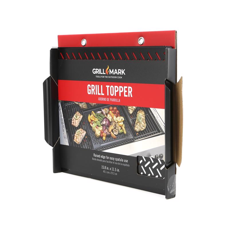 Grill Mark Steel Grill Topper 16 in. L X 12 in. W