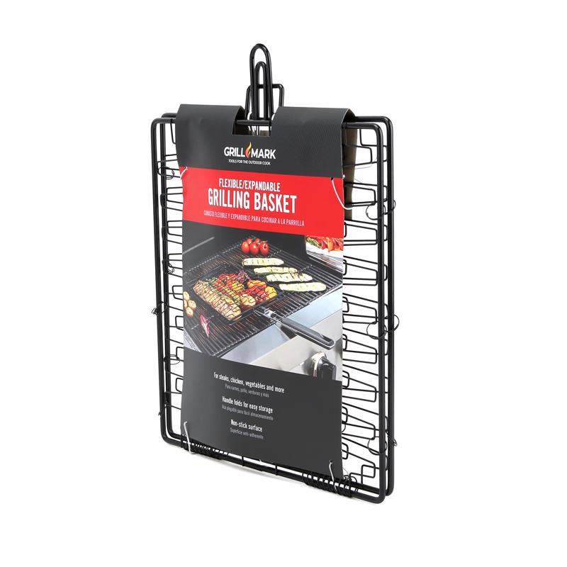 Grill Mark Steel Grill Basket 13 in. L X 12 in. W