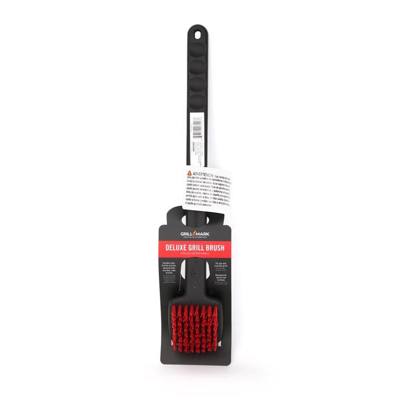 Grill Mark Grill Brush with Scraper 18 in. L
