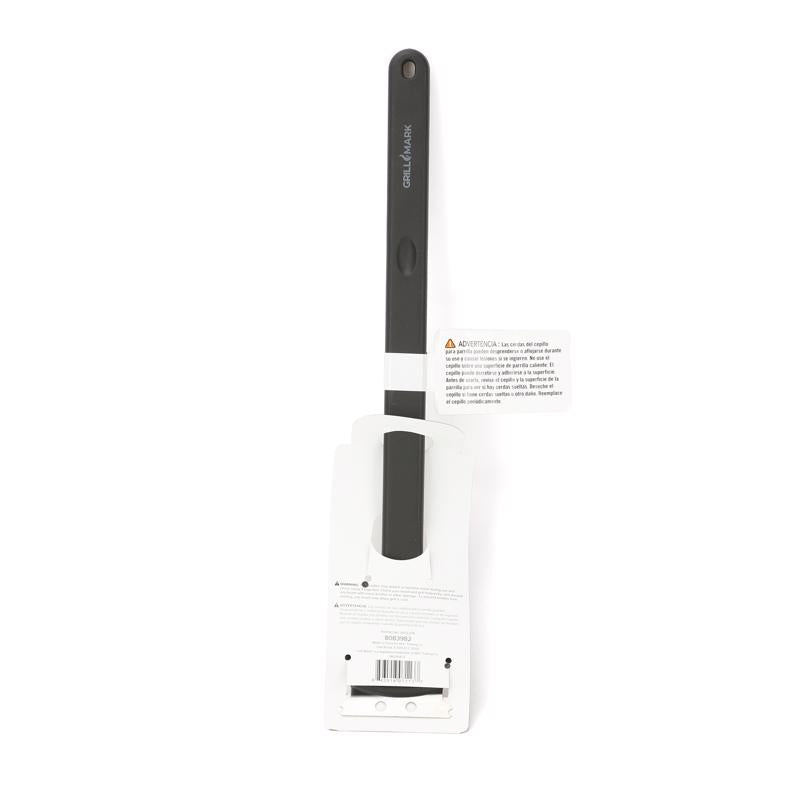 Grill Mark Grill Brush with Scraper 18 in. L