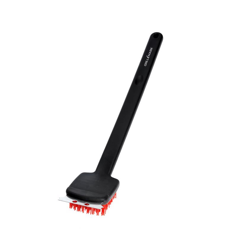 Grill Mark Grill Brush with Scraper 18 in. L