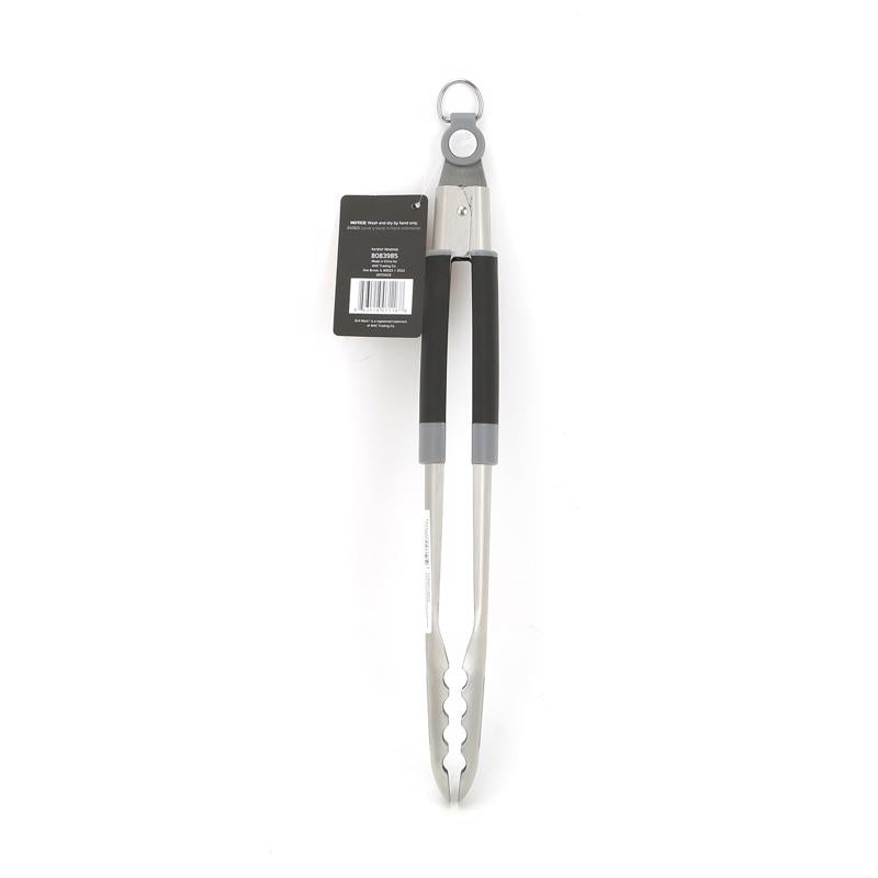 Grill Mark Stainless Steel Black/Silver Grill Tongs