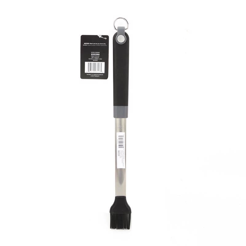 Grill Mark Silicone/Steel Black/Silver Grill Basting Brush