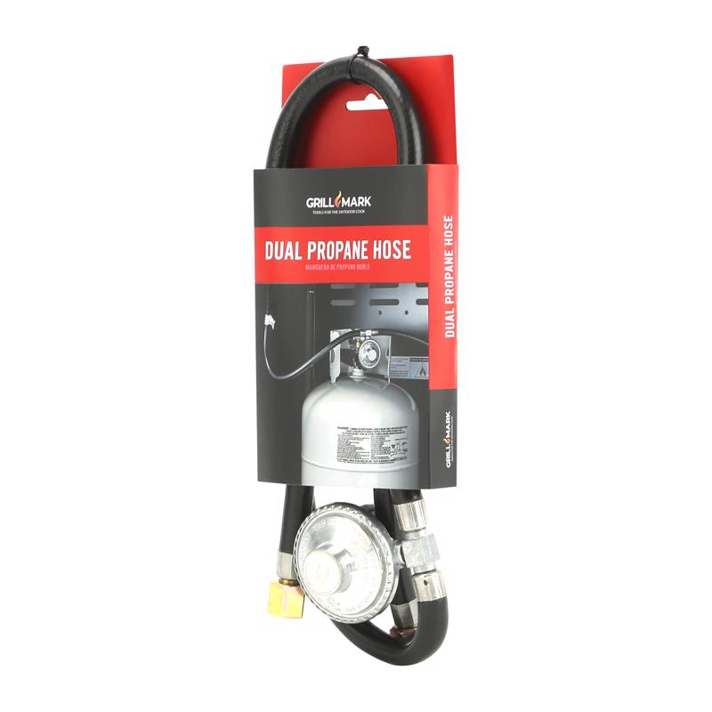 Grill Mark Rubber Hose and Regulator 21 in. L For Universal