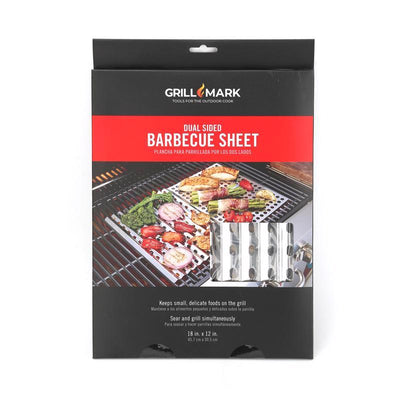 Grill Mark Stainless Steel Grilling Mesh Sheet 18 in. L X 12 in. W