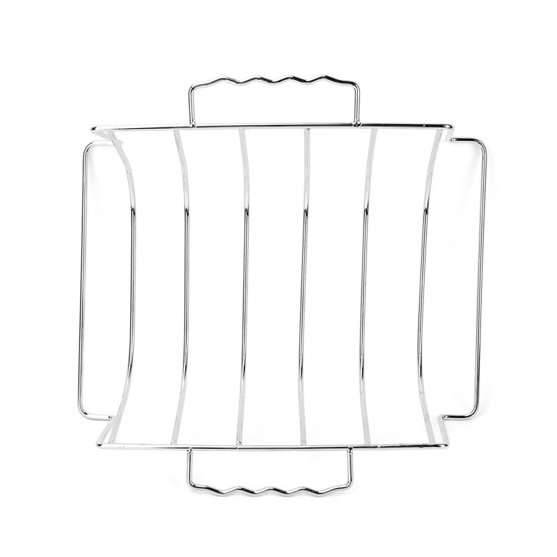 Grill Mark Steel Rib and Roast Rack 10 in. L X 4.75 in. W