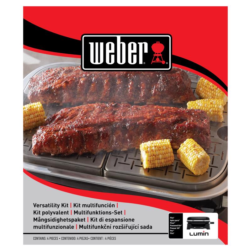 Weber Lumin 2000 Stainless Steel Grill Accessory Bundle 4 pc