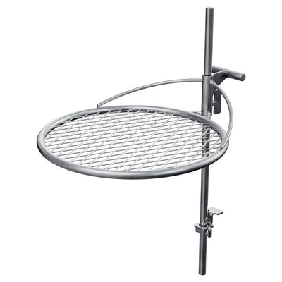 Breeo Outpost 19 Silver Camp Grill 28.5 in. H X 22 in. W X 17 in. L