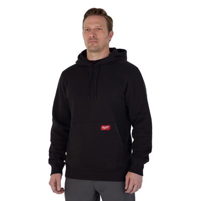 Milwaukee XXL Banded Sleeve Men's Hooded Hoodie Black