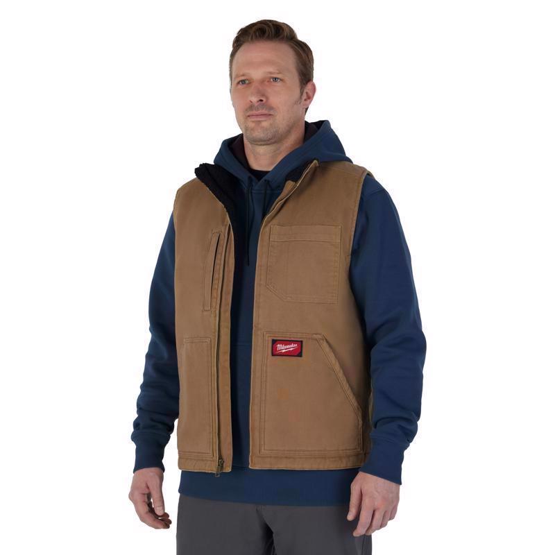 Milwaukee XXL Banded Sleeve Men's Hooded Hoodie Black
