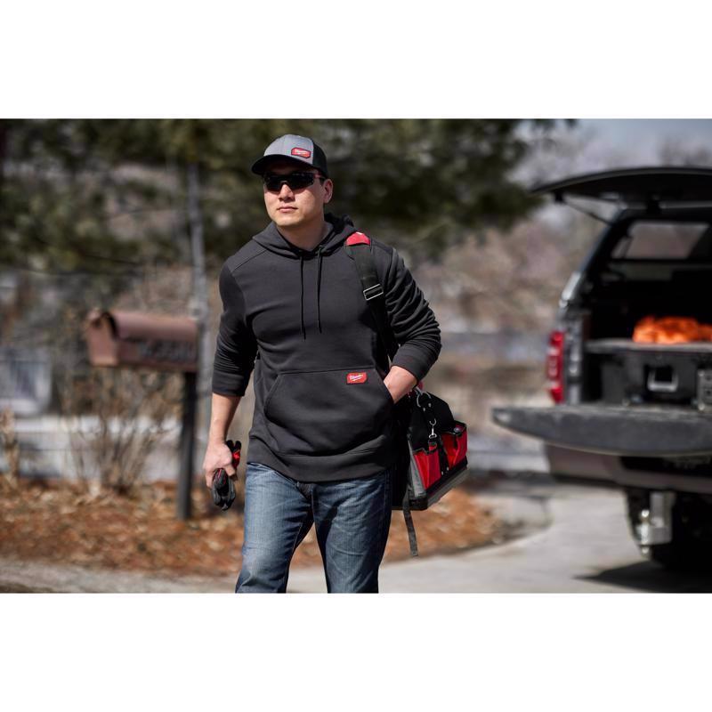 Milwaukee XXL Banded Sleeve Men's Hooded Hoodie Black