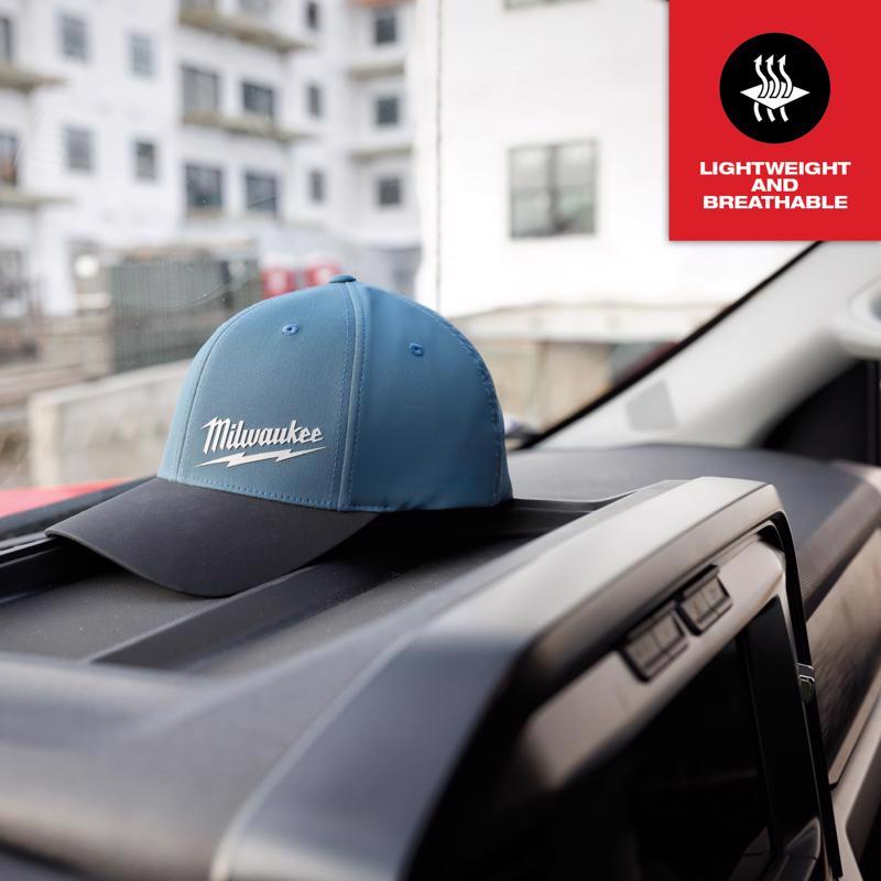 Milwaukee Workskin Fitted Hat Blue L/XL