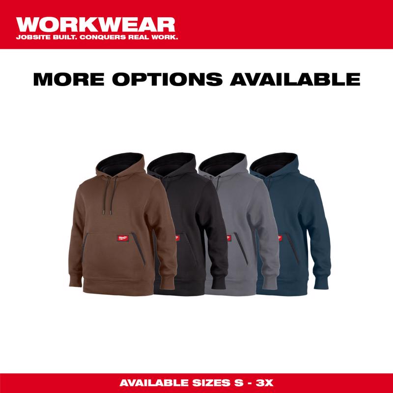 Milwaukee Freeflex XL Long Sleeve Unisex Hooded Hoodie Blue