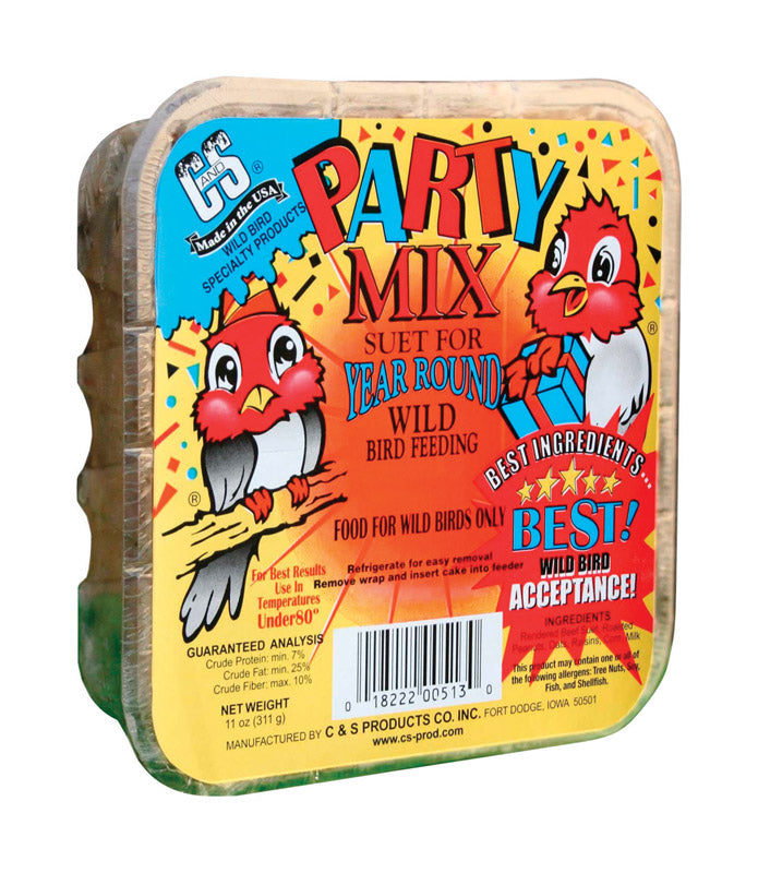 C&S Products Party Mix Wild Bird Food 11 oz