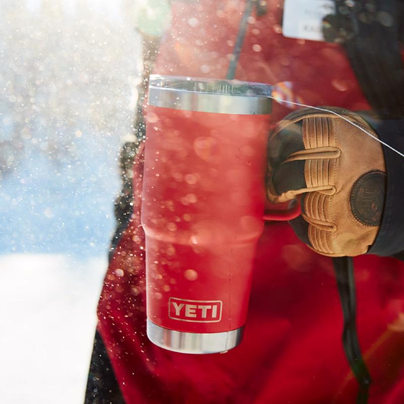 YETI Rambler 20 oz Rescue Red BPA Free Travel Mug