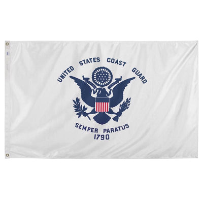 Valley Forge Coast Guard Military Flag 3 ft. W X 5 ft. L