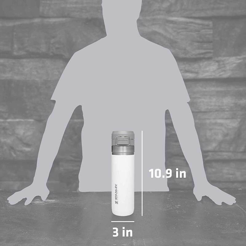 Stanley The Quick Flip 24 oz Polar BPA Free Double-Wall Vacuum Vacuum Insulated Bottle