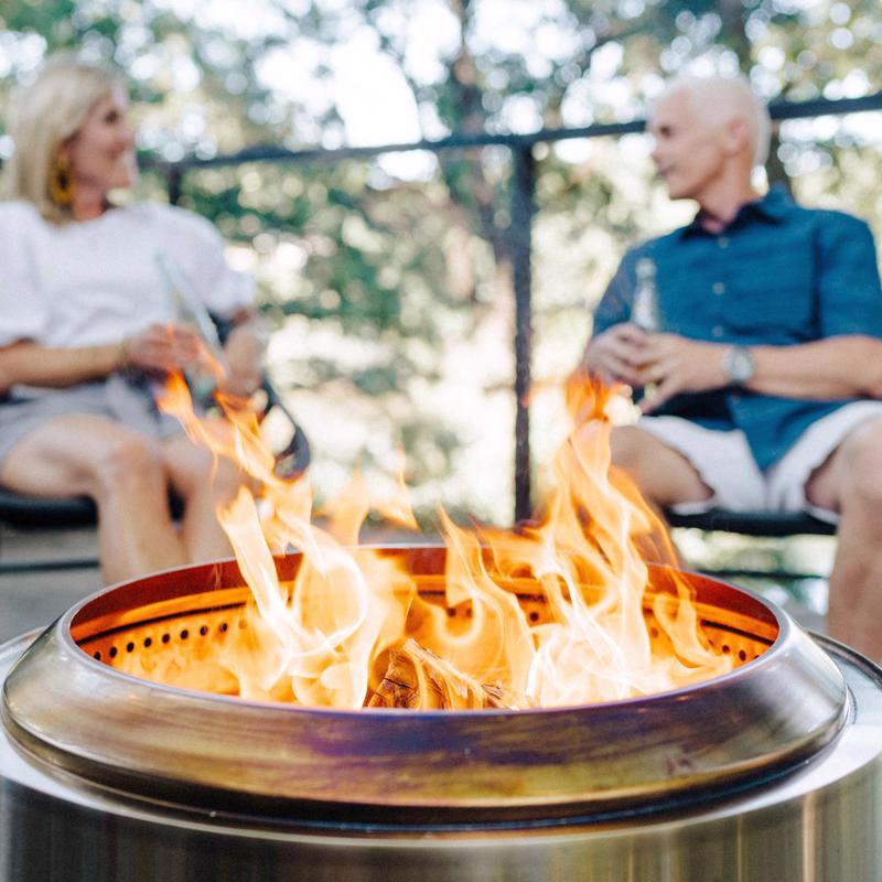 Solo Stove Yukon 2.0 27 in. W Stainless Steel Round Multi-Fuel Fire Pit