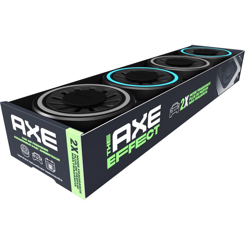 AXE Black Frozen Pear and Cedarwood Scent Car Air Freshener 0.84 oz Gel