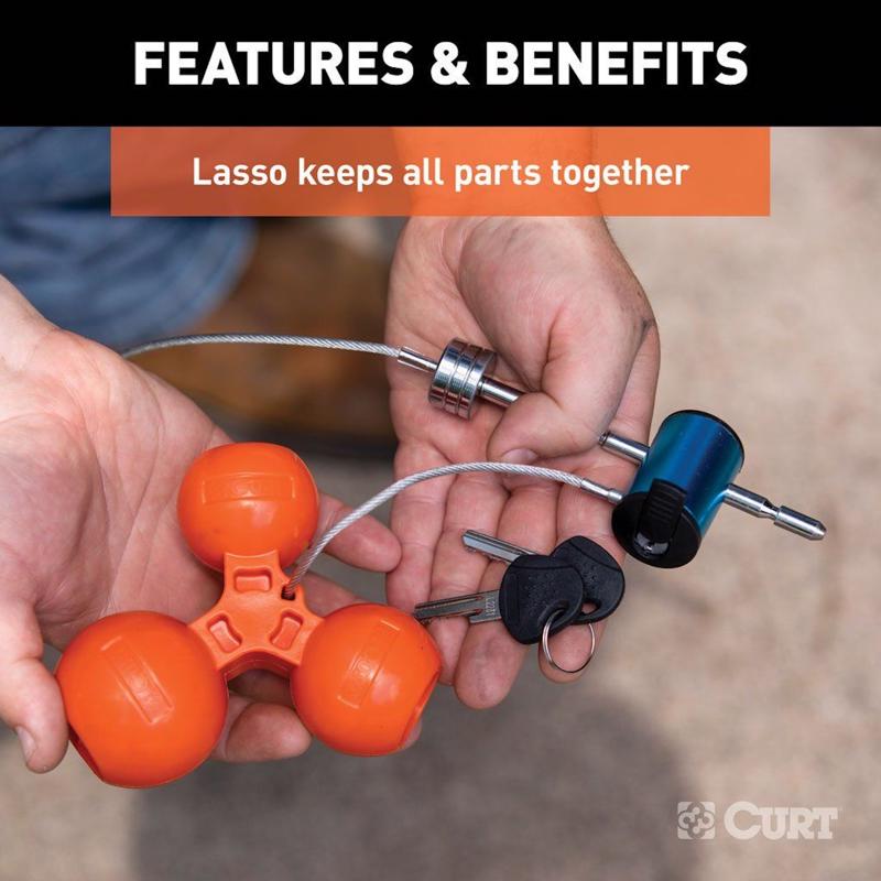 CURT Universal Trailer Coupler Lock