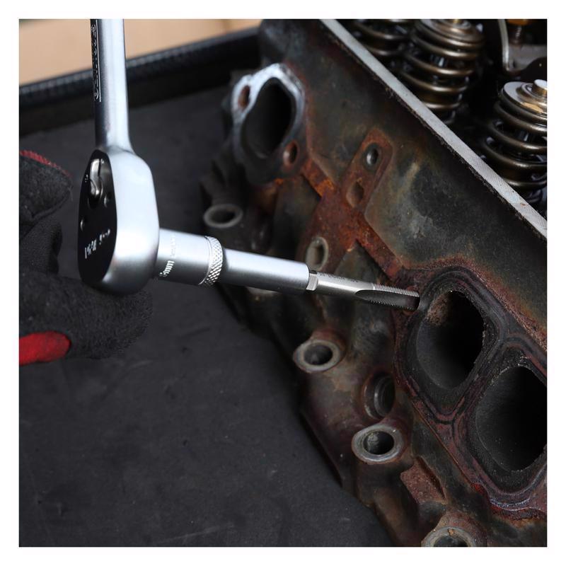 OEMTOOLS 21/64 in. Stainless Steel Non Locking Helical Thread Repair Kit M8 - 1.25 mm