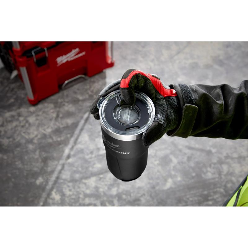 Milwaukee Packout 20 oz Black Double Wall Tumbler