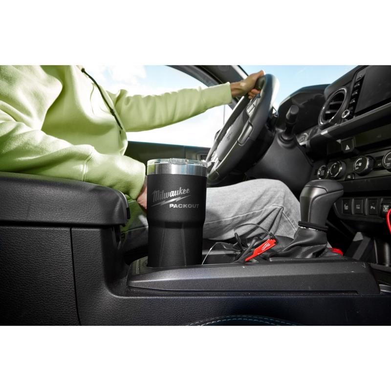 Milwaukee Packout 20 oz Black Double Wall Tumbler