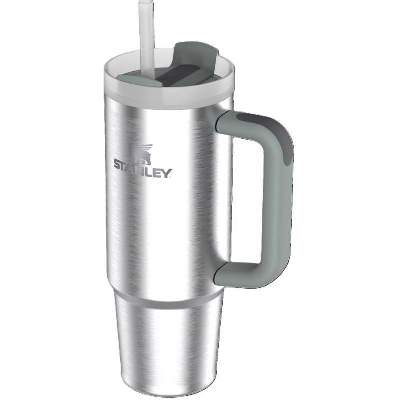 Stanley The Quencher H2.0 FlowState 30 oz Shale BPA Free Double-Wall Vacuum Insulated Straw Tumbler