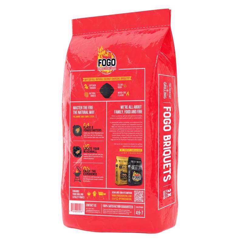 FOGO All Natural Coconut Charcoal Briquettes 15.4 lb