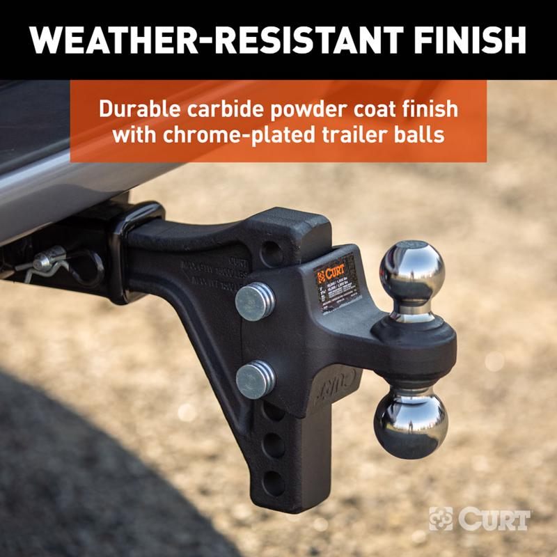 CURT 2 in. Dual Ball Mount