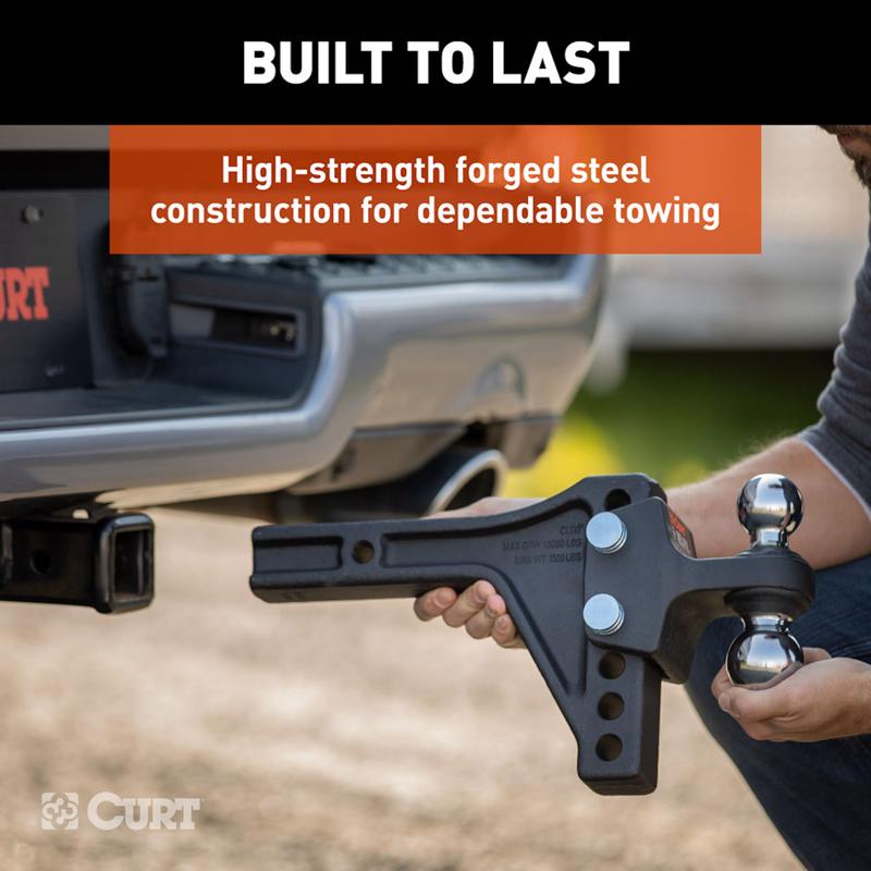 CURT 2 in. Dual Ball Mount