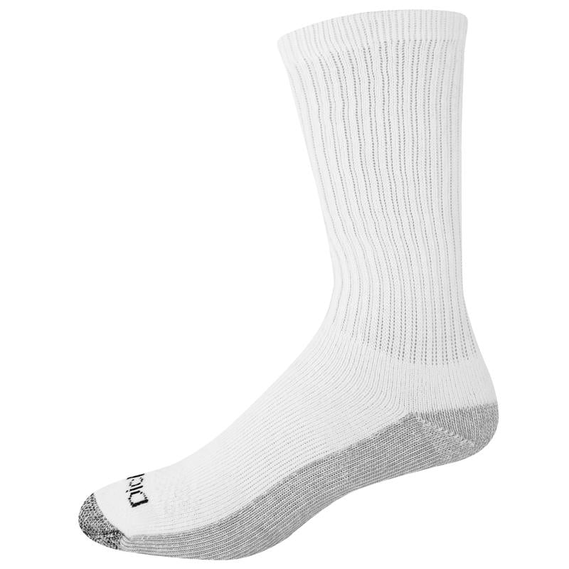 Dickies Dri-Tech Men's 6-12 Crew Socks White