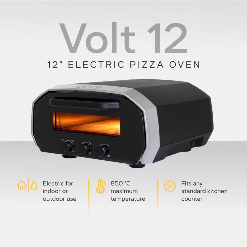 Ooni Volt 12 Electric Pizza Oven Foundry Black