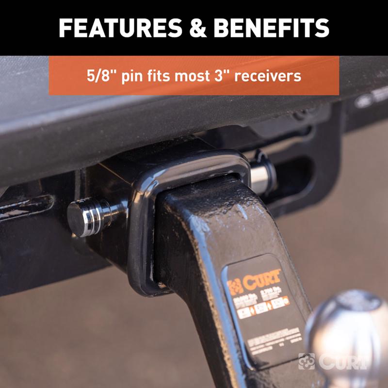 CURT 5/8"D x 6-3/8"L Hitch Lock