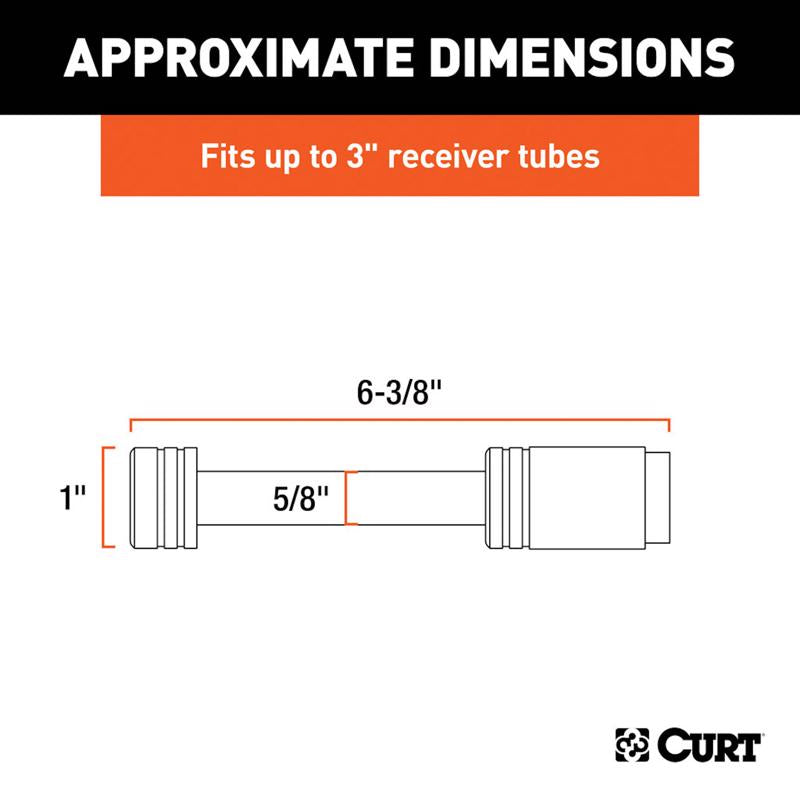 CURT 5/8"D x 6-3/8"L Hitch Lock