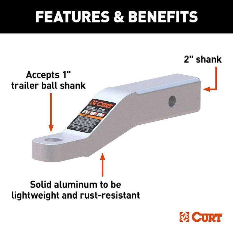 CURT 8000 lb. cap. Ball Mount